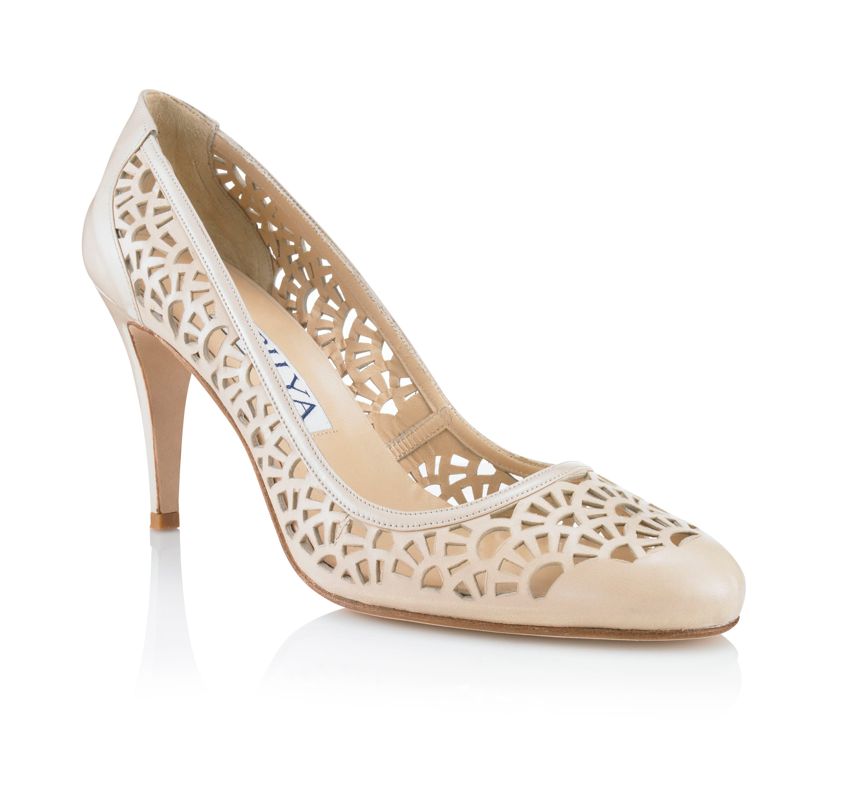 YINDI Laser Cut Detail Pumps | Designer Pumps