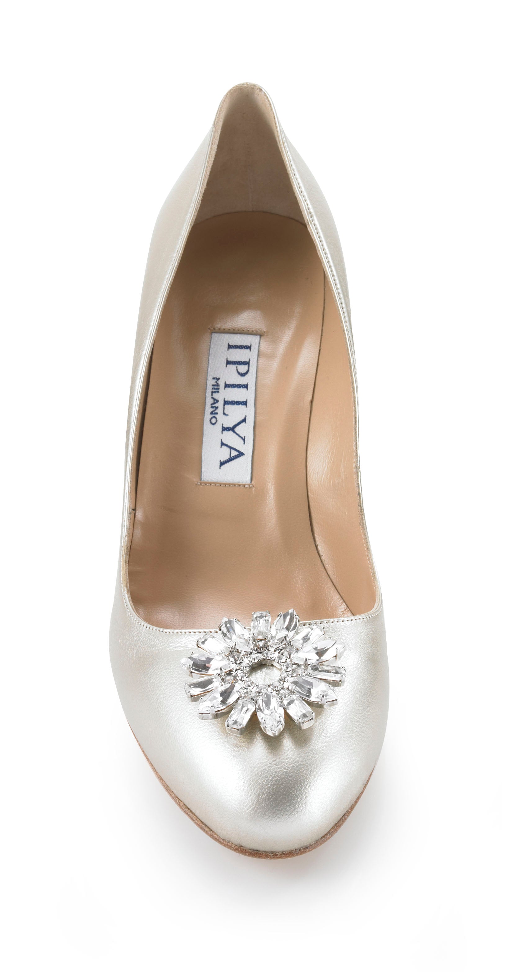 ORANA Swarovski Crystal Flower Pumps